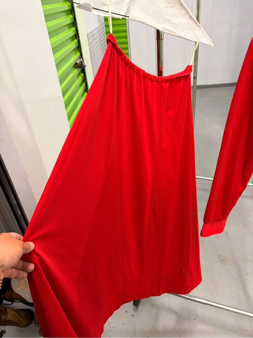 Country Miss size 14 Vintage Red Two-Piece Set - Wrap Top & Maxi Skirt
